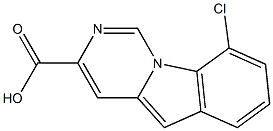 9-Chloro-pyriMido[1,6-a]indole-3-carboxylic acid Struktur