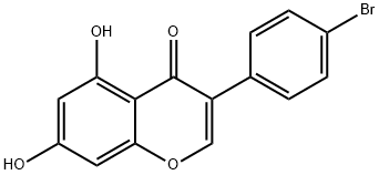 3-(4-BroMo-phenyl)-5,7-dihydroxy-chroMen-4-one Struktur