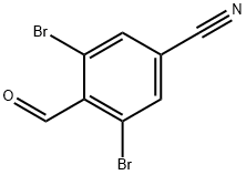 3,5-dibroMo-4-forMylbenzonitrile Struktur