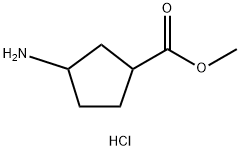 Methyl 3-AMinocyclopentanecarboxylate Hydrochloride Struktur