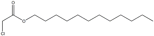 DODECYL CHLOROACETATE Struktur