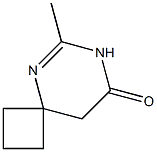 6-Methyl-5,7-diazaspiro[3.5]non-5-en-8-one Struktur