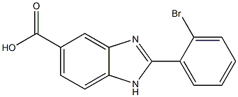 2-(2-BroMophenyl)benziMidazole-5-carboxylic acid, 97% Struktur