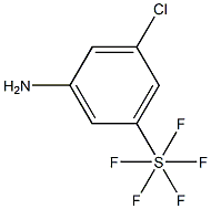 3-Chloro-5-(pentafluorothio)aniline, 97% Struktur