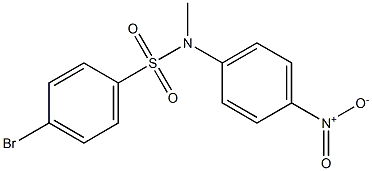 4-BroMo-N-Methyl-N-(4-nitrophenyl)benzenesulfonaMide, 97% Struktur