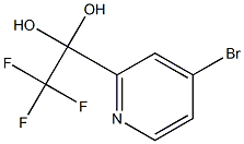 1-(4-BroMo-pyridin-2-yl)-2,2,2-trifluoro-ethane-1,1-diol Struktur