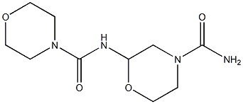 (Z)-N-(Morpholine-4-carboxoyliMino)Morpholine-4-carboxaMide Struktur