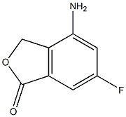 4-aMino-6-fluoroisobenzofuran-1(3H)-one Struktur