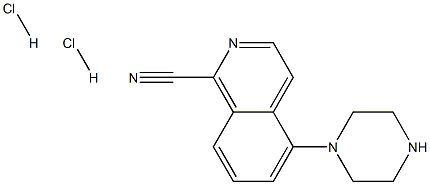 5-(piperazin-1-yl)isoquinoline-1-carbonitrile dihydrochloride|