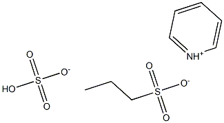 N-propylsulfonate PyridiniuM hydrogensulfate Struktur