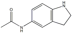 N-(2,3-Dihydro-1H-indol-5-yl)-acetaMide Struktur