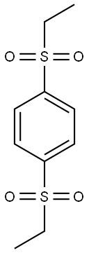 1,4-Bis(ethylsulfonyl)benzene Struktur