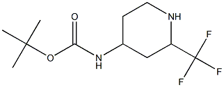 4-N-BOC-AMINO-2-TRIFLUOROMETHYLPIPERIDINE Struktur