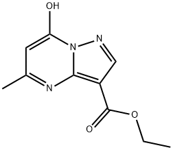 ethyl 7-hydroxy-5-methylpyrazolo[1,5-a]pyrimidine-3-carboxylate Struktur