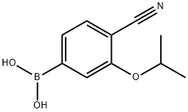 4-Cyano-3-isopropoxyphenylboronic acid Struktur