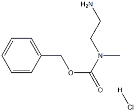 Benzyl (2-aMinoethyl)(Methyl)carbaMate hydrochloride Struktur