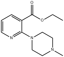 Ethyl 2-(4-Methylpiperazin-1-yl)nicotinate Struktur