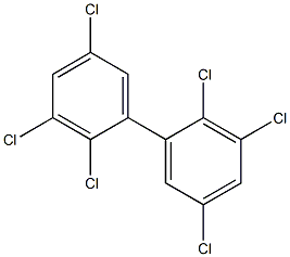 2,2',3,3',5,5'-Hexachlorobiphenyl Solution Struktur