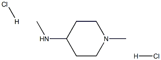 1-Methyl-4-(methylamino)piperidine dihydrochloride Struktur