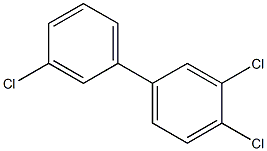 3,3',4-Trichlorobiphenyl Solution Struktur