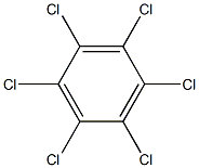 Hexachlorobenzene 100 μg/mL in Methylene chloride Struktur