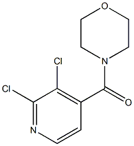 (2,3-dichloropyridin-4-yl)(Morpholino)Methanone Struktur