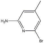 2-AMino-6-broMo-4-picoline Struktur