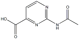 2-acetaMidopyriMidine-4-carboxylic acid Struktur