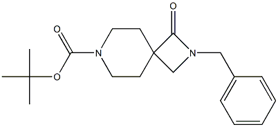 2-BENZYL-1-OXO-2,7-DIAZA-SPIRO[3.5]NONANE-7-CARBOXYLIC ACID TERT-BUTYL ESTER Struktur