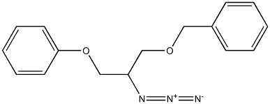 (2-azido-3-(benzyloxy)propoxy)benzene Struktur