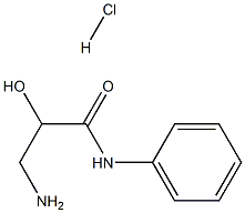 3-aMino-2-hydroxy-N-phenylpropanaMide hydrochloride Struktur