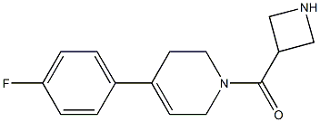 azetidin-3-yl(4-(4-fluorophenyl)-5,6-dihydropyridin-1(2H)-yl)Methanone Struktur