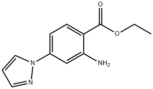 Ethyl 2-AMino-4-(1-pyrazolyl)benzoate Struktur