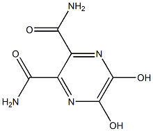 5,6-dihydroxypyrazine-2,3-dicarboxaMide Struktur