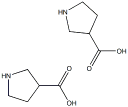 D-pyrrolidine-3-carboxylic acid D-pyrrolidine-3-carboxylic acid Struktur