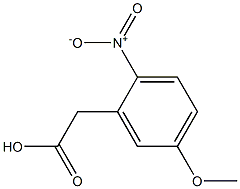 2-(5-Methoxy-2-nitrophenyl)acetic acid Struktur