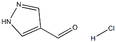 1H-pyrazole-4-carbaldehyde hydrochloride Struktur