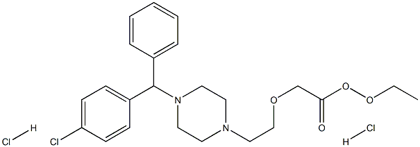 EthoxycetirizineDihydrochloride Struktur