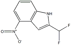 2-(DifluoroMethyl)-4-nitro-1H-indole Struktur