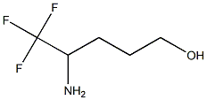 4-AMino-5,5,5-trifluoropentan-1-ol Struktur