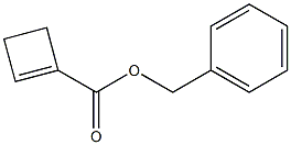 Benzyl cyclobut-1-enecarboxylate Struktur