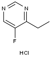 4-Ethyl-5-fluoropyriMidine Hydrochloride Struktur