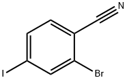 2-broMo-4-iodobenzonitrile Struktur