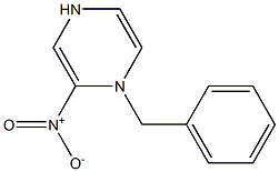 1-benzyl-2-nitro-1,4-dihydropyrazine Struktur