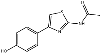 2-AcetylaMino-4-(4-hydroxyphenyl)thiazole, 97% Struktur