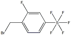 2-Fluoro-4-(pentafluorothio)benzyl broMide, 97% Struktur