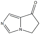 5,6-Dihydro-pyrrolo[1,2-c]iMidazol-7-one Struktur