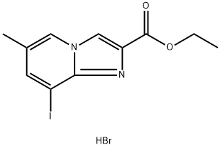 8-Iodo-6-Methyl-iMidazo[1,2-a]pyridine-2-carboxylic acid ethyl ester hydrobroMide Struktur