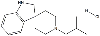 1'-isobutylspiro[indoline-3,4'-piperidine] hydrochloride Struktur