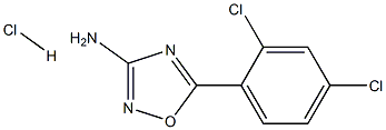 5-(2,4-Dichloro-phenyl)-[1,2,4]oxadiazol-3-ylaMine hydrochloride Struktur